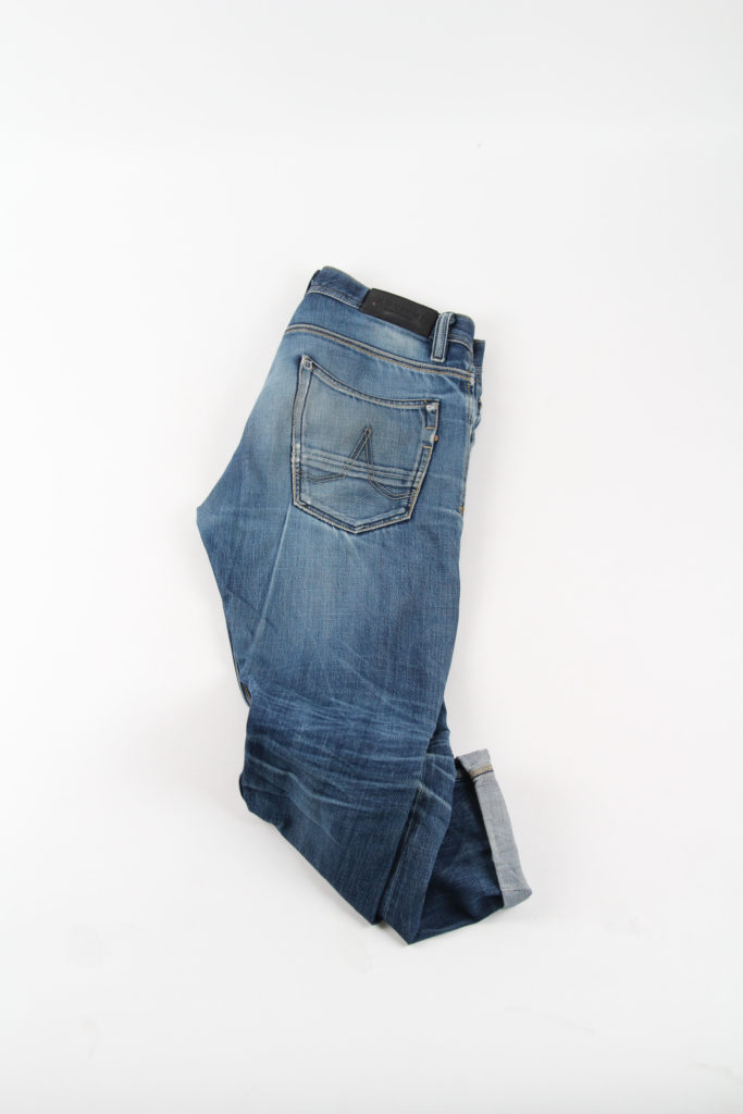 Worn in Dry denim